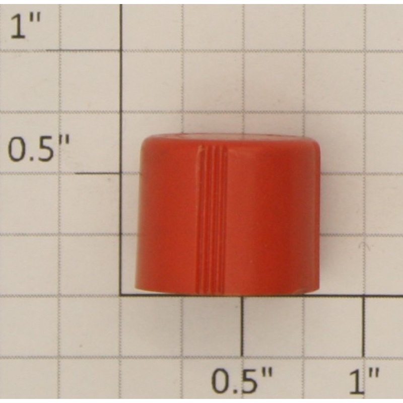 Acme 06-26 Orange Molded Radio Knob