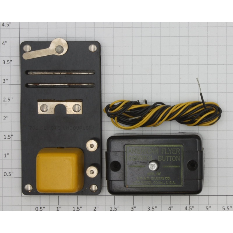 American Flyer 706 Remote Uncoupler w/ Control Button in Separate Sale Box