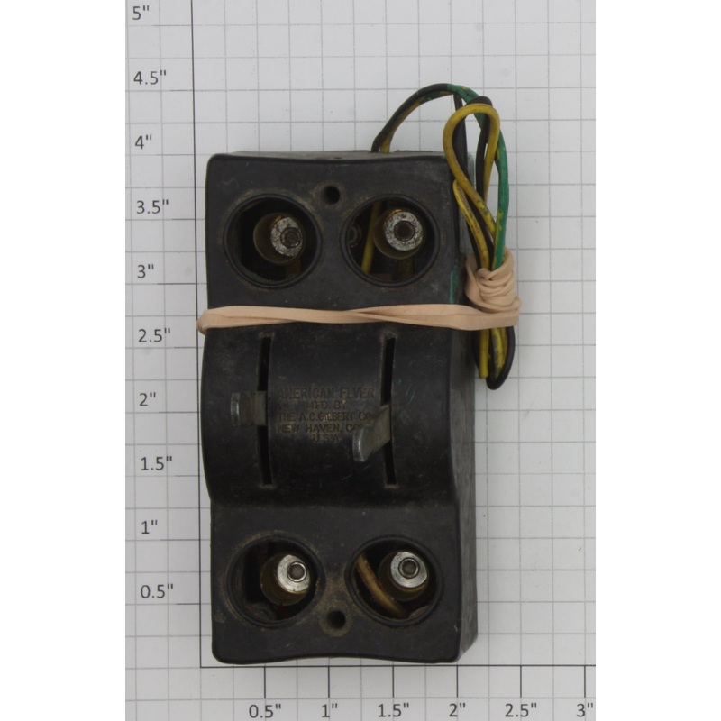 American Flyer XA10698 S Scale Dual Lighted Switch Controller w/o Wires or Bulbs