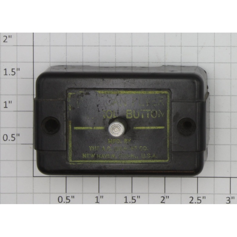 American Flyer XA10961-10 S Gauge Black with Yellow Print Control Button