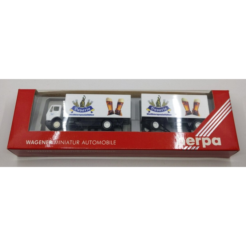 Herpa 806056 HO Scale Bavaria Double Tractor Trailer