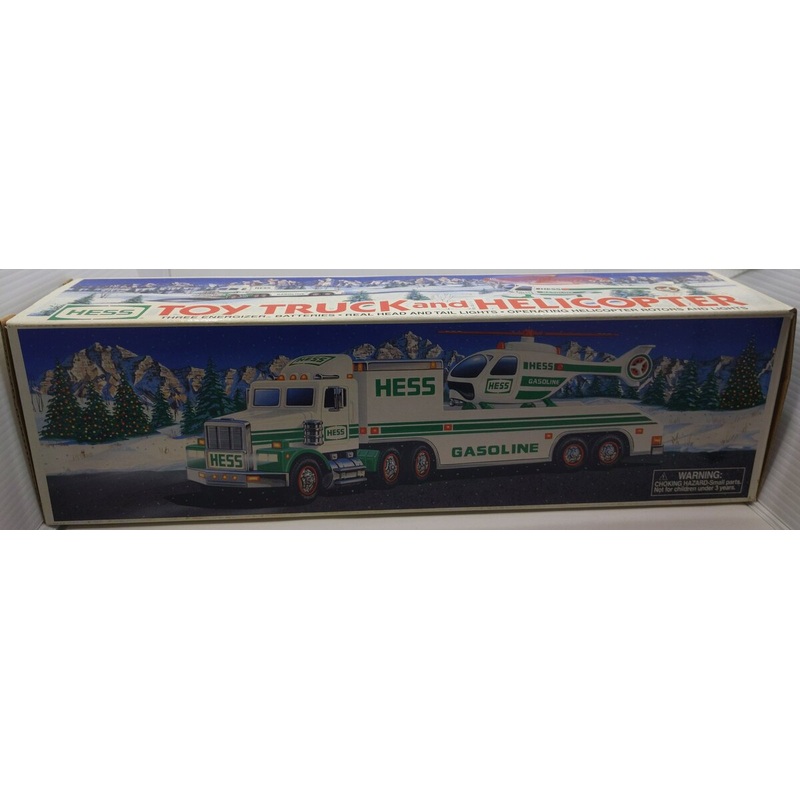 Hess 1995 Toy Truck and Helicopter