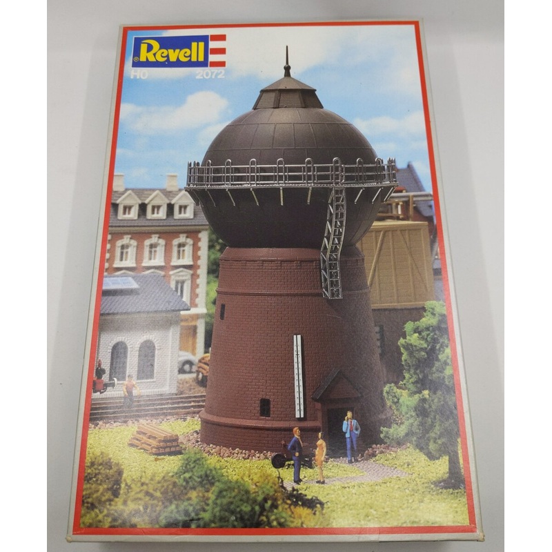Revell 2072 HO Scale Water Tower Plastic Model Kit