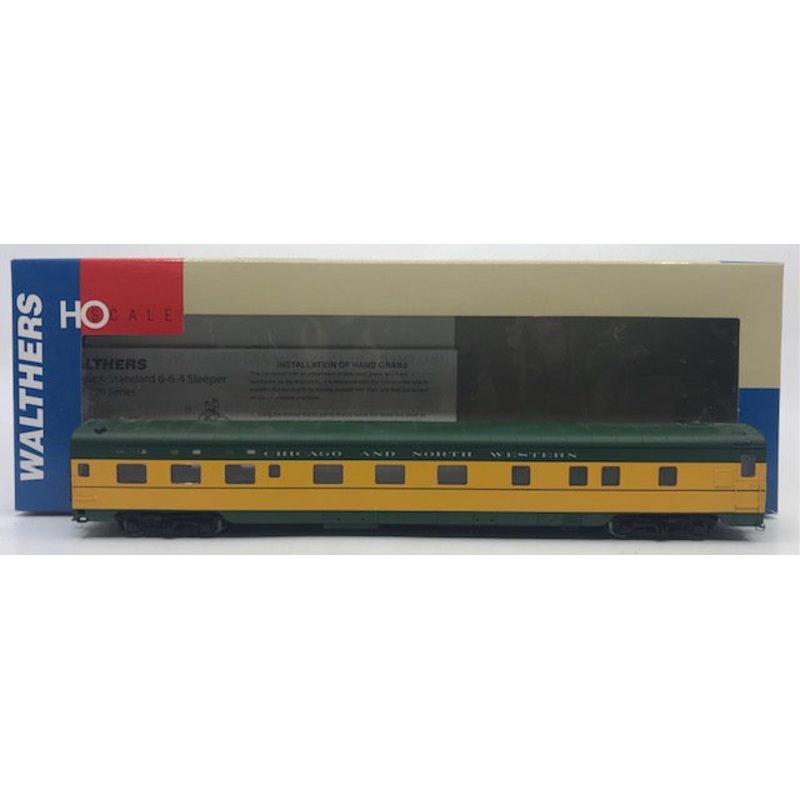 Walthers 932-6723 HO Scale CNW Pullman-Standard 6-6-4 Sleeper (Late Scheme) LN/Box