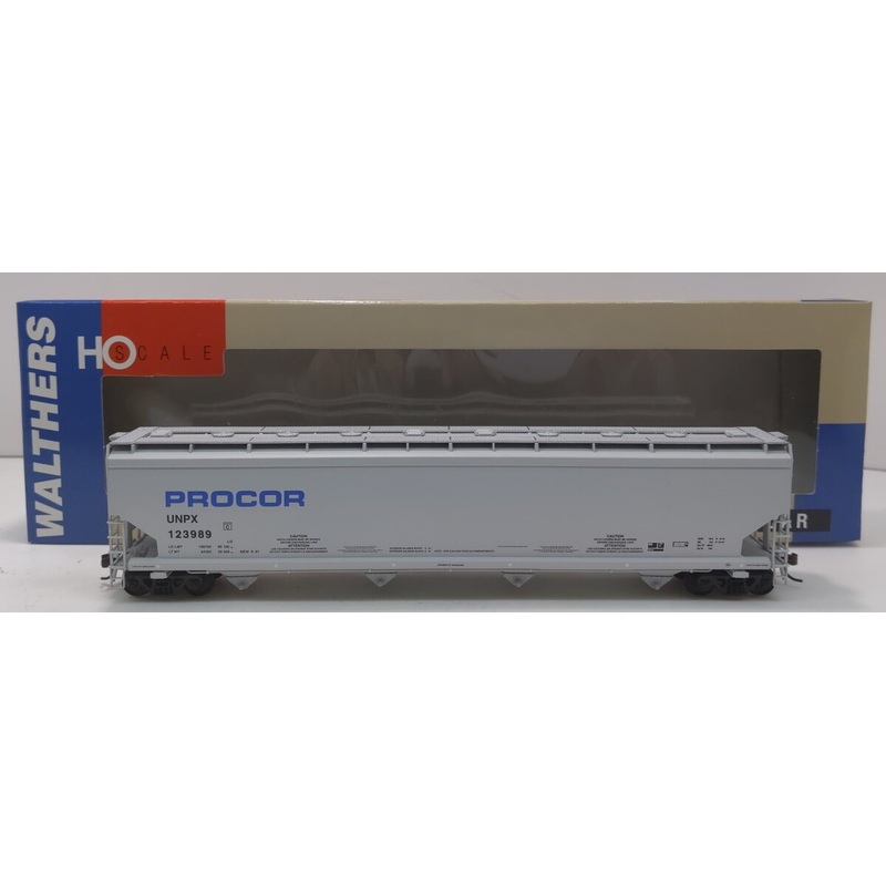 Walthers 932-7157 HO Scale Procor National 6200 Plastic Hopper #123989 EX/Box