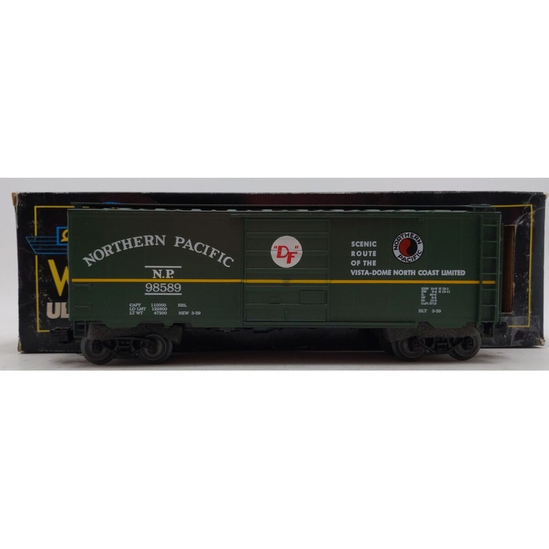 Weaver 98589 O Northern Pacific Boxcar (3 Rail) EX/Box