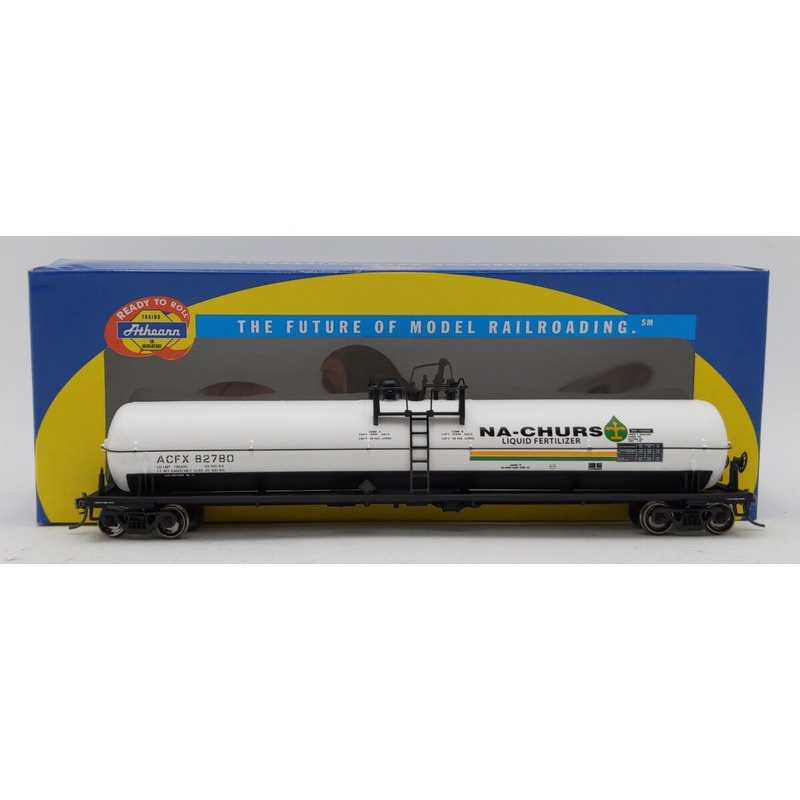 Athearn 73797 HO Na-Churs Fertilizer  62′ Tank Car #82780 LN/Box
