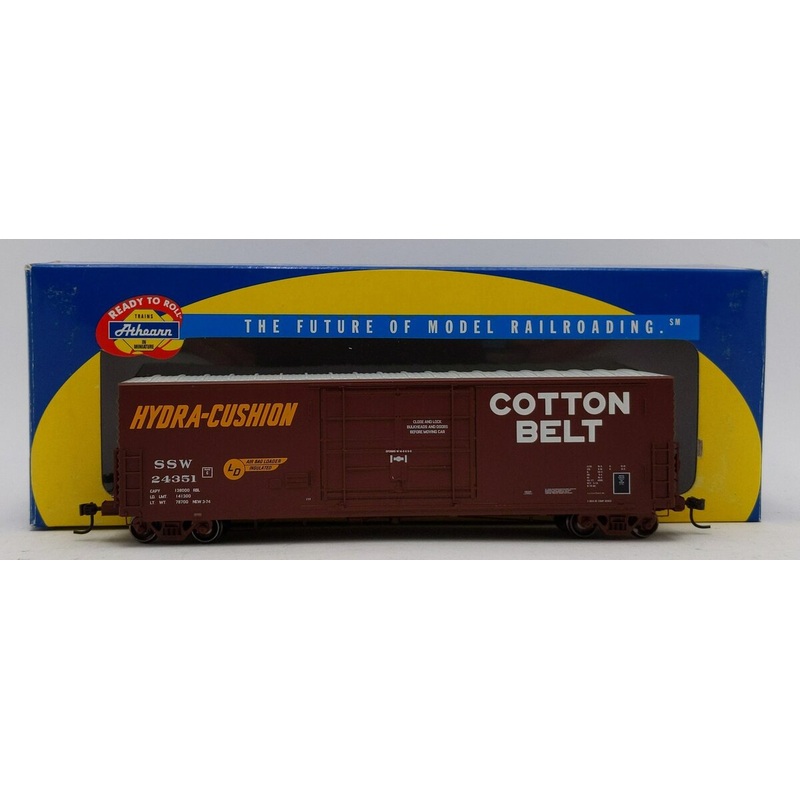 Athearn 88874 SSW 50′ PC&F Boxcar w/14′ Door #24351 EX/Box