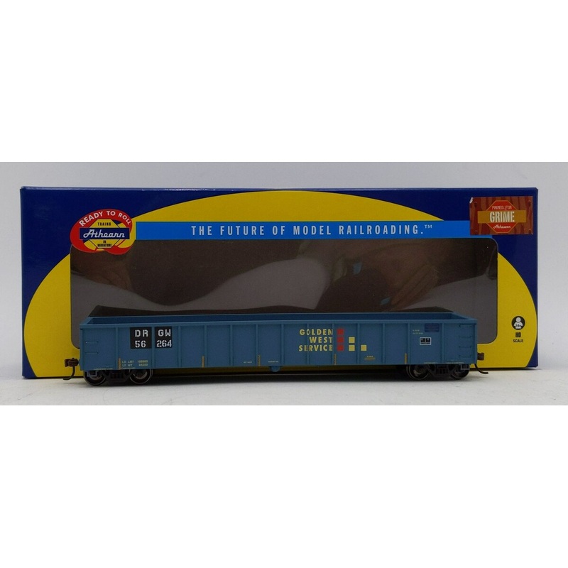 Athearn 97436 HO Golden West Service/Patch 52′ Mill Gondola RTR #56264 LN/Box