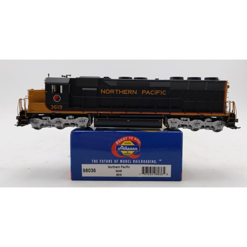 Athearn 98036 HO Scale Northern Pacific SD45 Diesel Locomotive #3619 LN/Box
