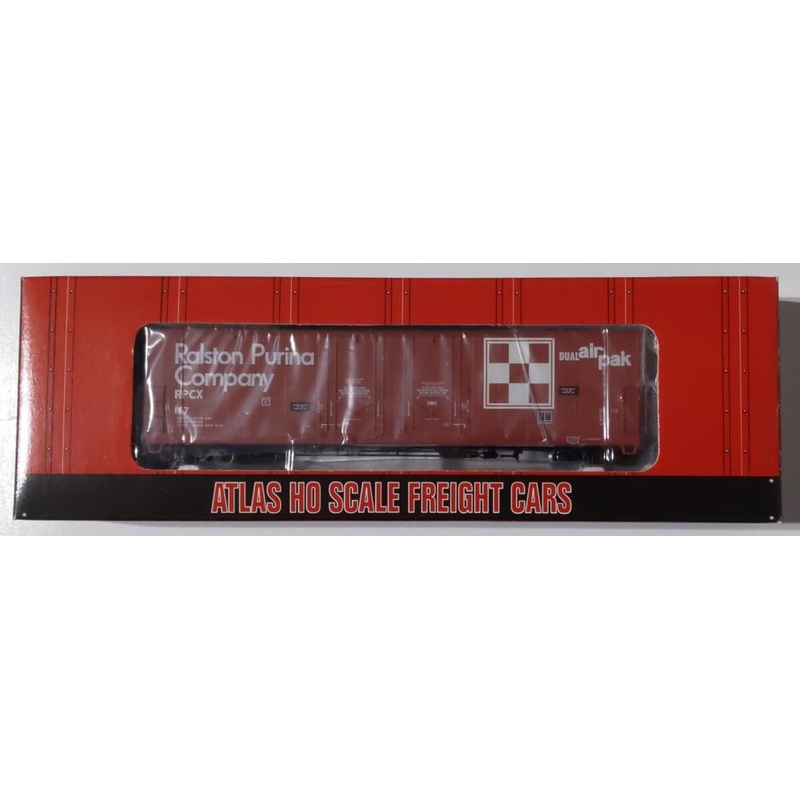 Atlas 1752-5 HO Scale Ralston Purina Evans Double Plug Door Boxcar #167 MT/Box