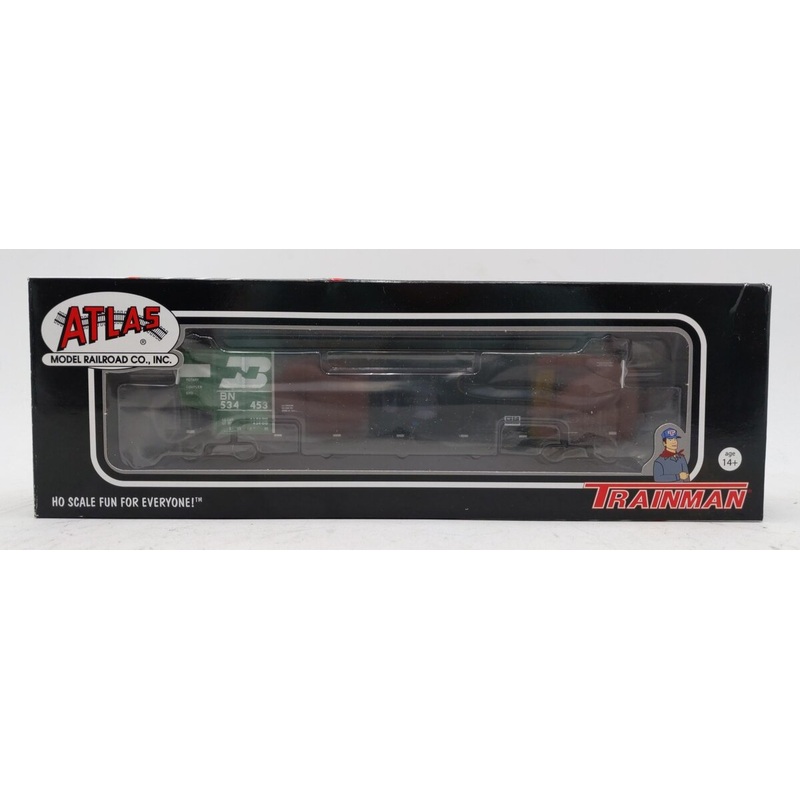 Atlas 20004027 HO Burlington Northern Aluminum Coal Gondola Car #534453 NIB