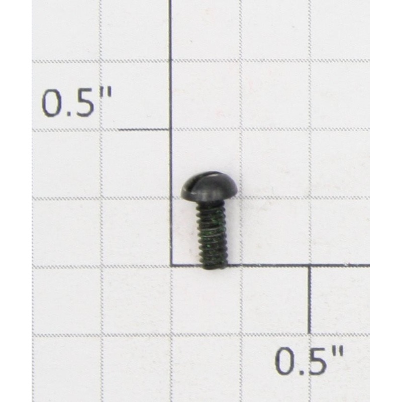 Lionel #4-40 x 9/32 Black Slotted Round Head Machine Screw