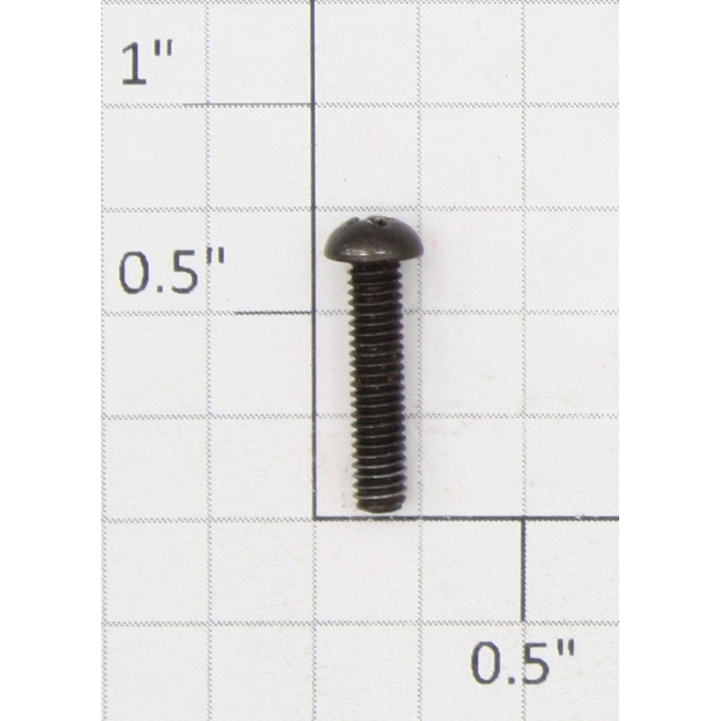Lionel #6-40 x 5/8 Black Phillips Round Head Machine Screw