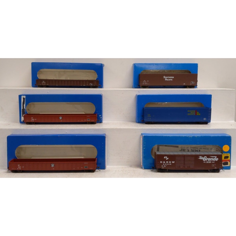 E&C Shops Assorted HO Freight Cars [6] VG/Box