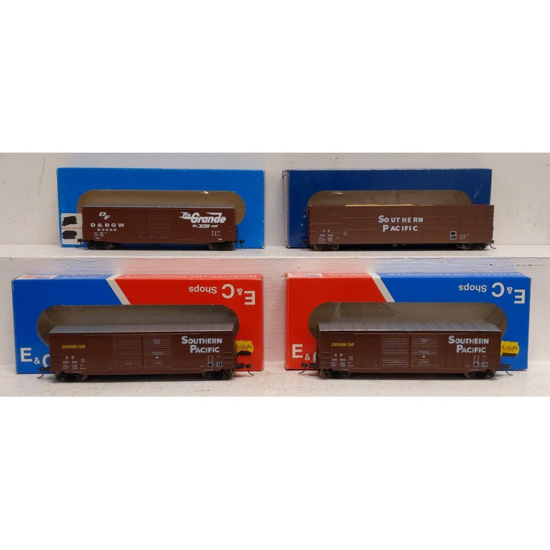 E&C Shops Assorted HO Freight cars 63650, 247001, 247214, 354900 [4] EX/Box