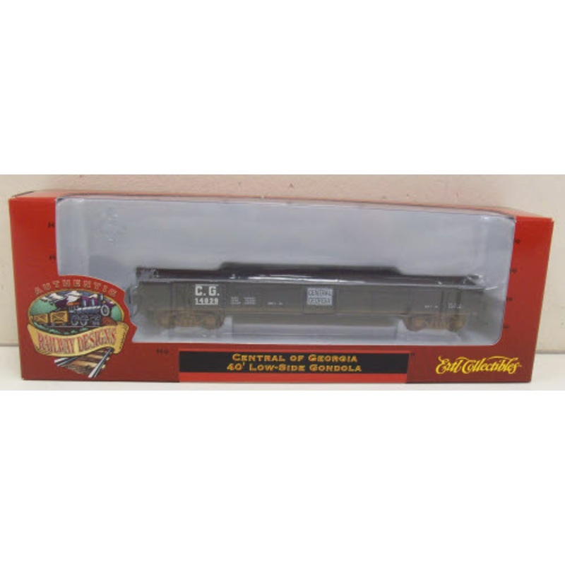 Ertl 1382 HO Scale Central of GA Low Side Gondola #14029 MT/Box