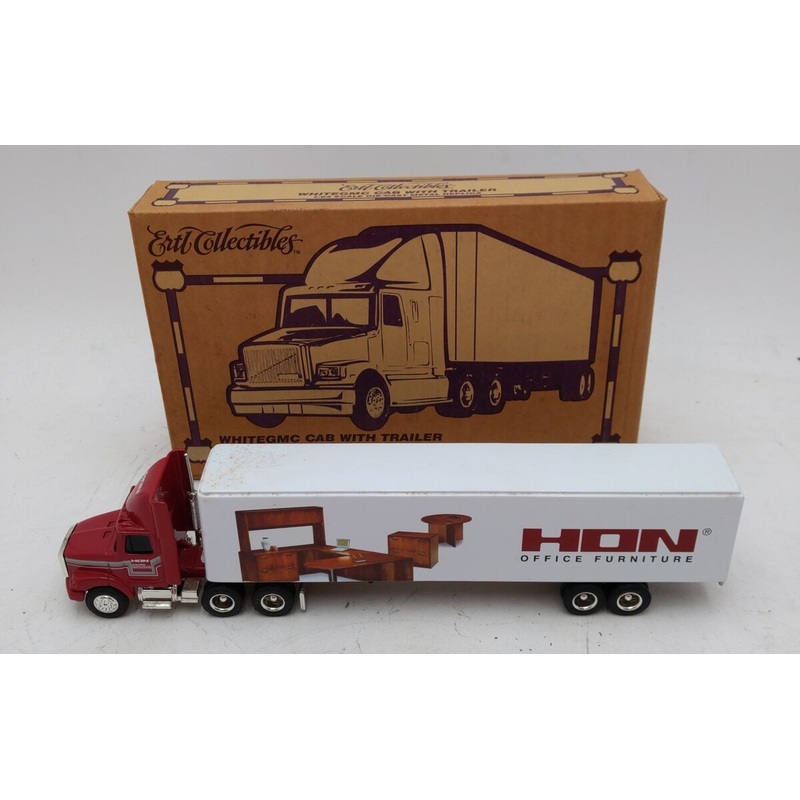 Ertl T691 1/64 scale White GMC tractor E6 W/Hon Office Furniture #2 VG/Box