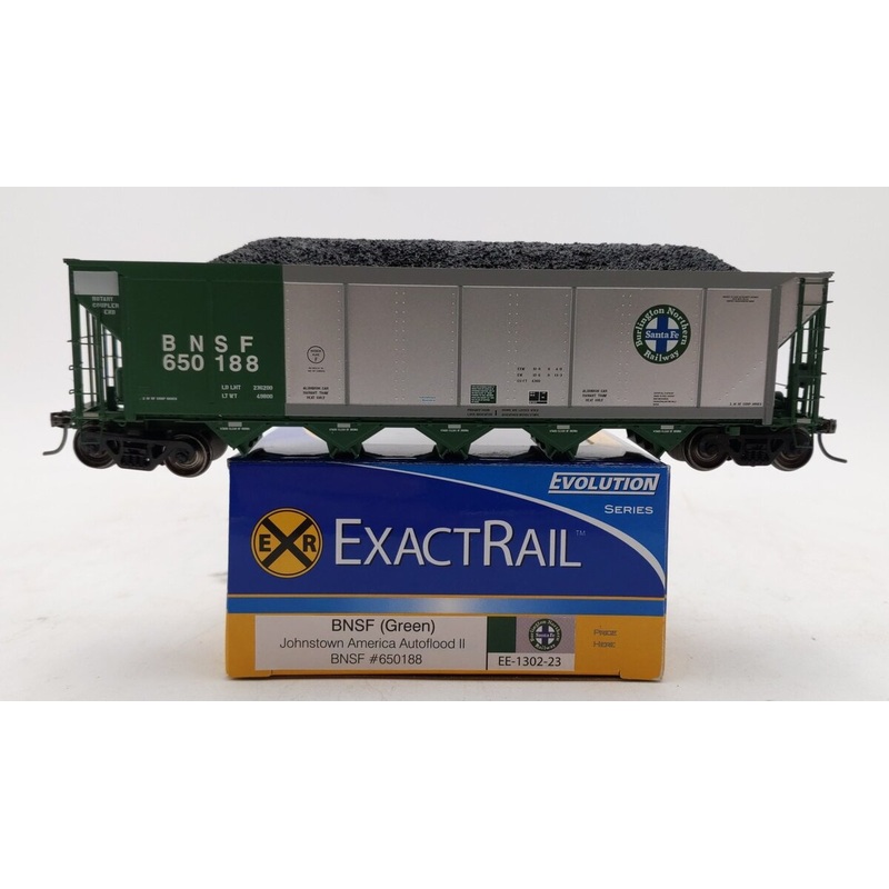 ExactRail EE-1302-23 HO Scale BNSF Autoflood II Hopper Car #650188 LN/Box