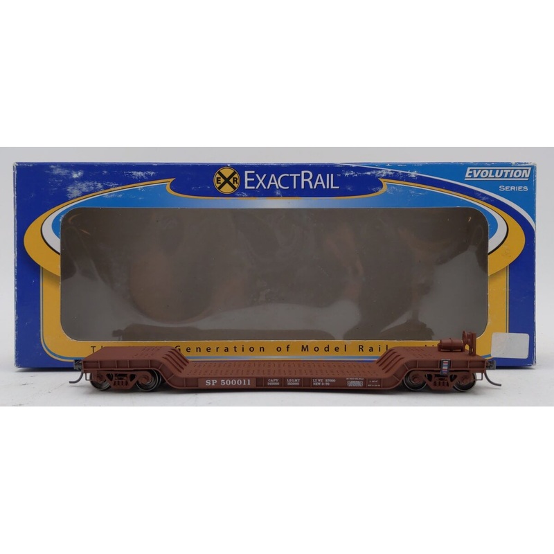 ExactRail EE-1753-1 HO Southern Pacific Depressed Center Flat Car #500011 LN/Box