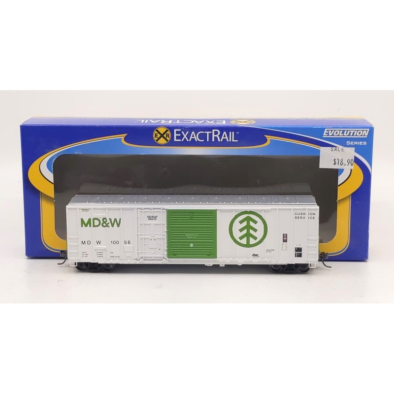 ExactRail EE-1803-2 HO Scale Minnesota Dakota & Western Combo Door Boxcar #10056 LN/Box