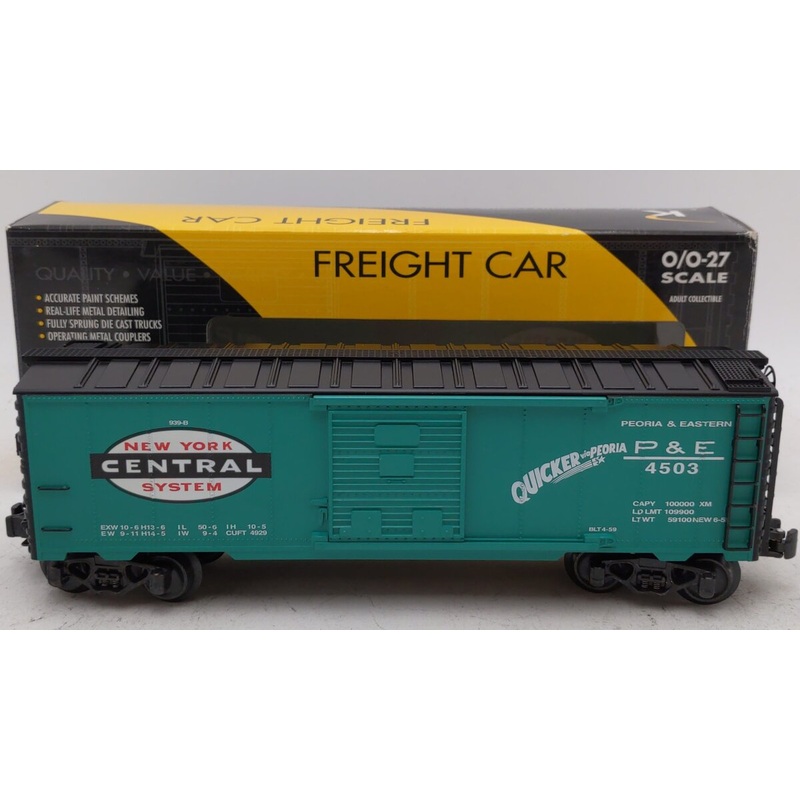 K-Line K-90017 O Gauge New York Central Peoria & Eastern Boxcar #4503 LN/Box