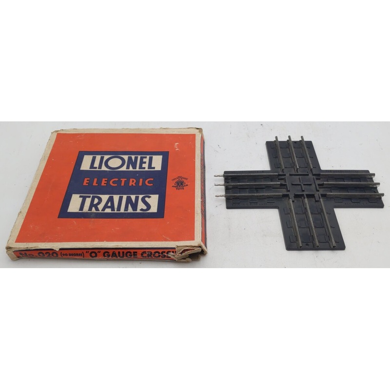 Lionel 020 Vintage O Gauge 90 Degree Crossing EX/Box