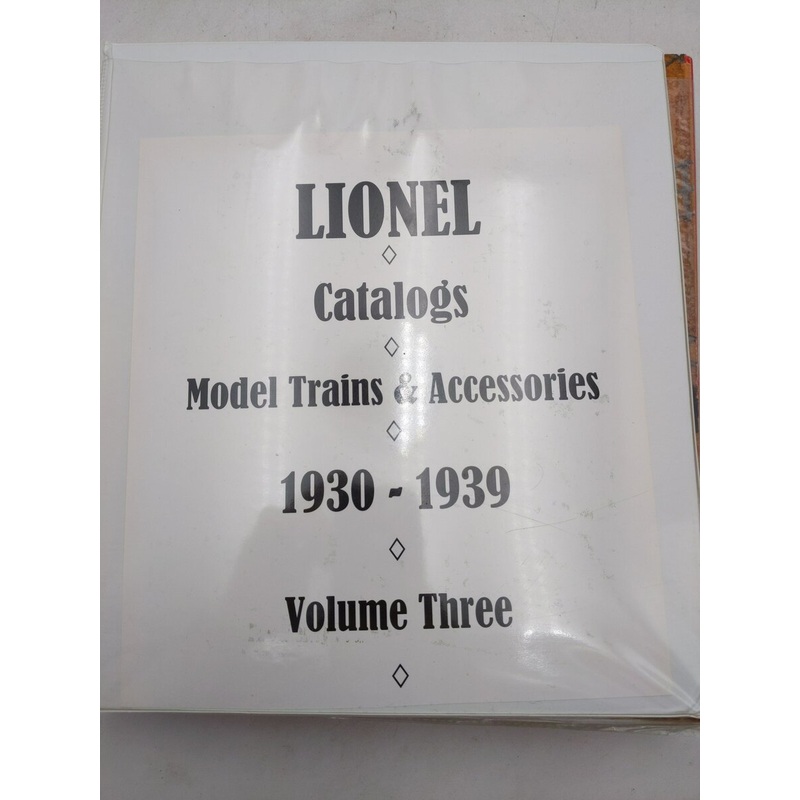 Lionel 1930-1939 Model Trains & Accessories Catalogs [17]