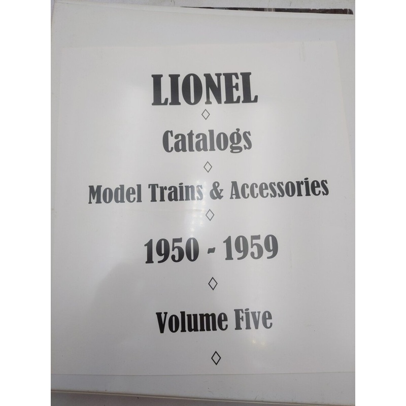 Lionel 1950-1959 Model Train & Accessory Catalogs [14]