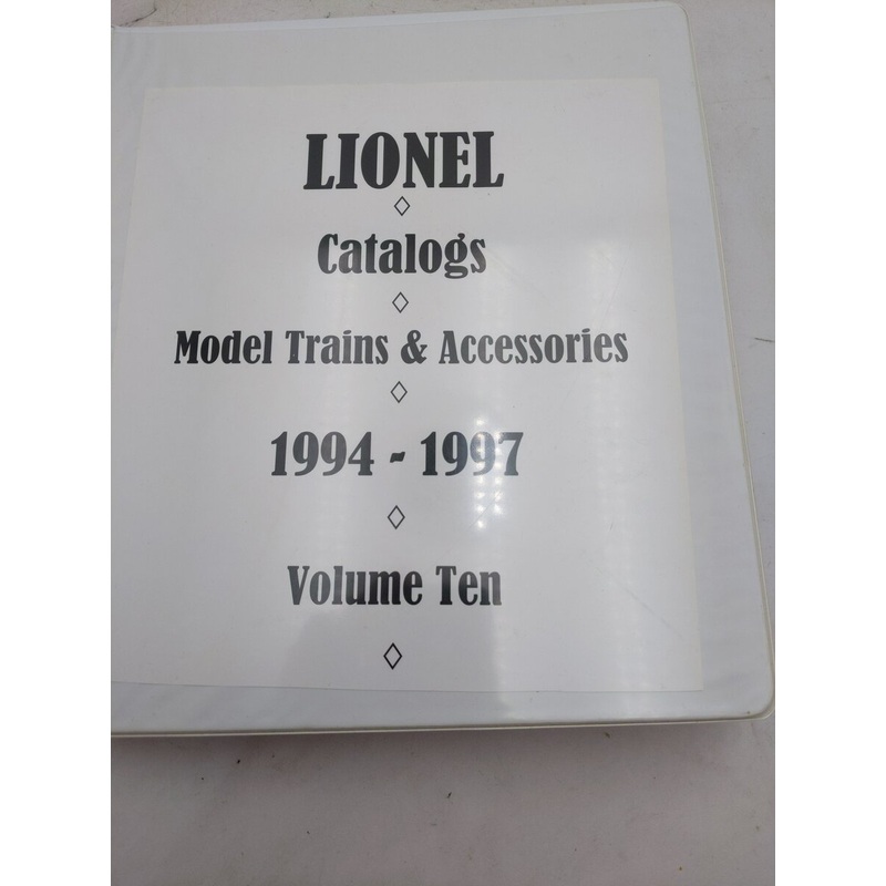 Lionel 1994-1997 Model Trains & Accessories Catalogs [18] EX