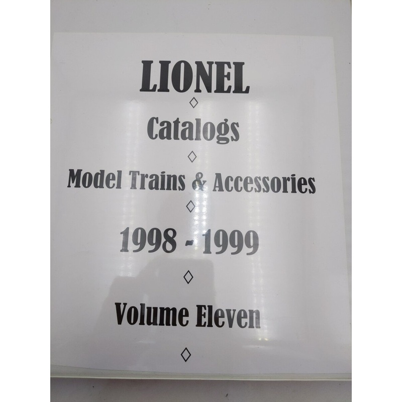 Lionel 1998-1999 Mode Trains & Accessories Catalogs [9] EX