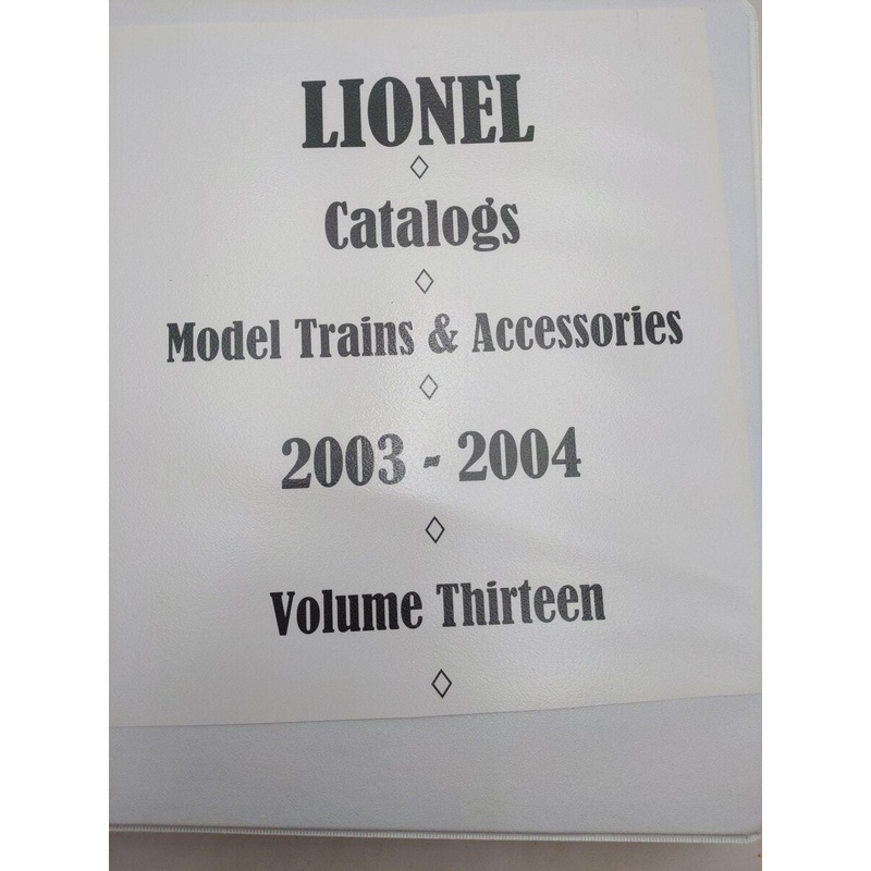 Lionel 2003-2004 Model Train & Accessory Catalogs [5] EX