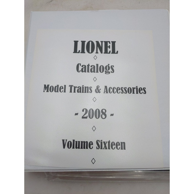 Lionel 2008 Model Trains & Accessory Catalogs [6] EX
