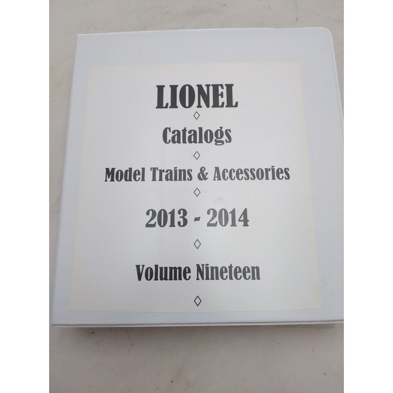 Lionel 2013-2014 Model Trains & Accessories Catalogs [13] EX