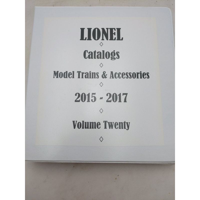 Lionel 2015-2017 Model Train & Accessories Catalogs [7] LN