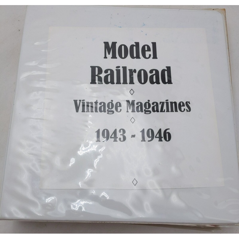 Lionel Vintage 1943-1946 Model Railroad Magazines [13] VG