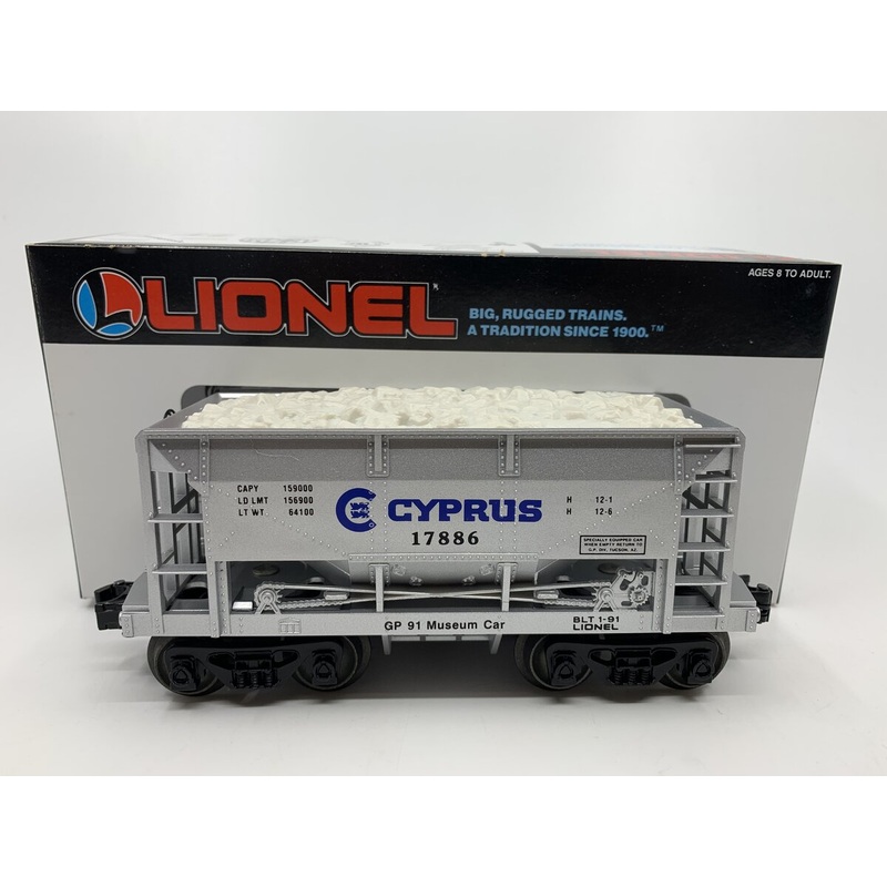Lionel 6-17886 O Gauge 1991 Gadsden Pacific Cyprus Ore Car w/Load MT/Box