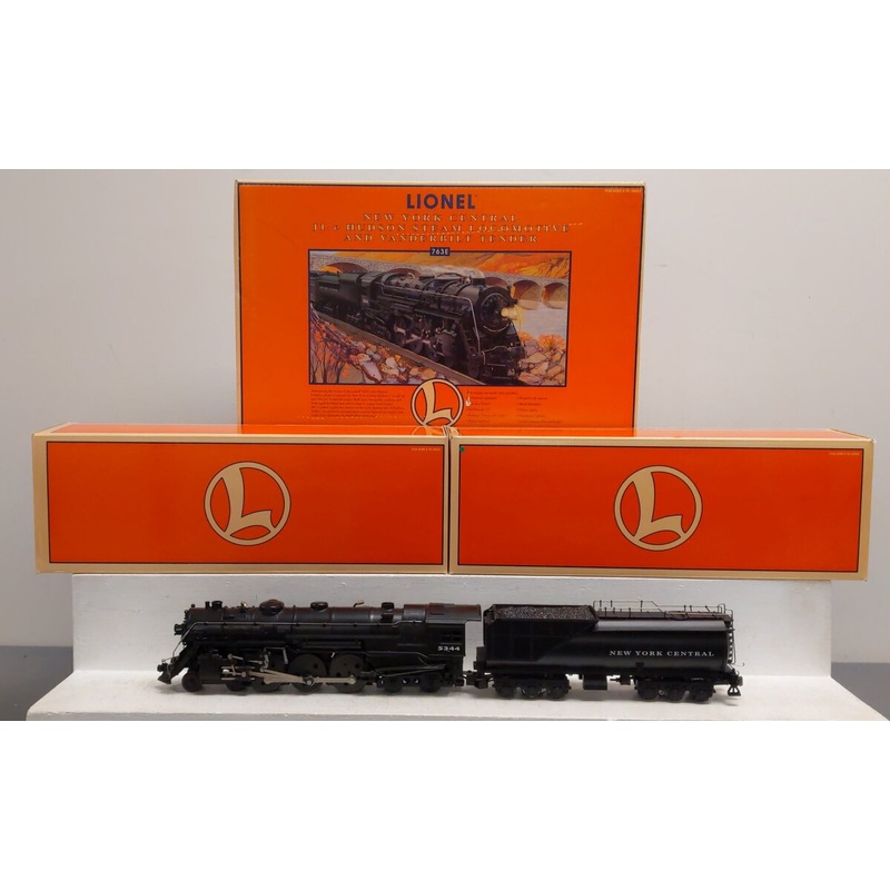Lionel 6-18056 O NYC 763E J1e 4-6-4 Hudson Steam Locomotive & Oil Tender #5344 EX/Box