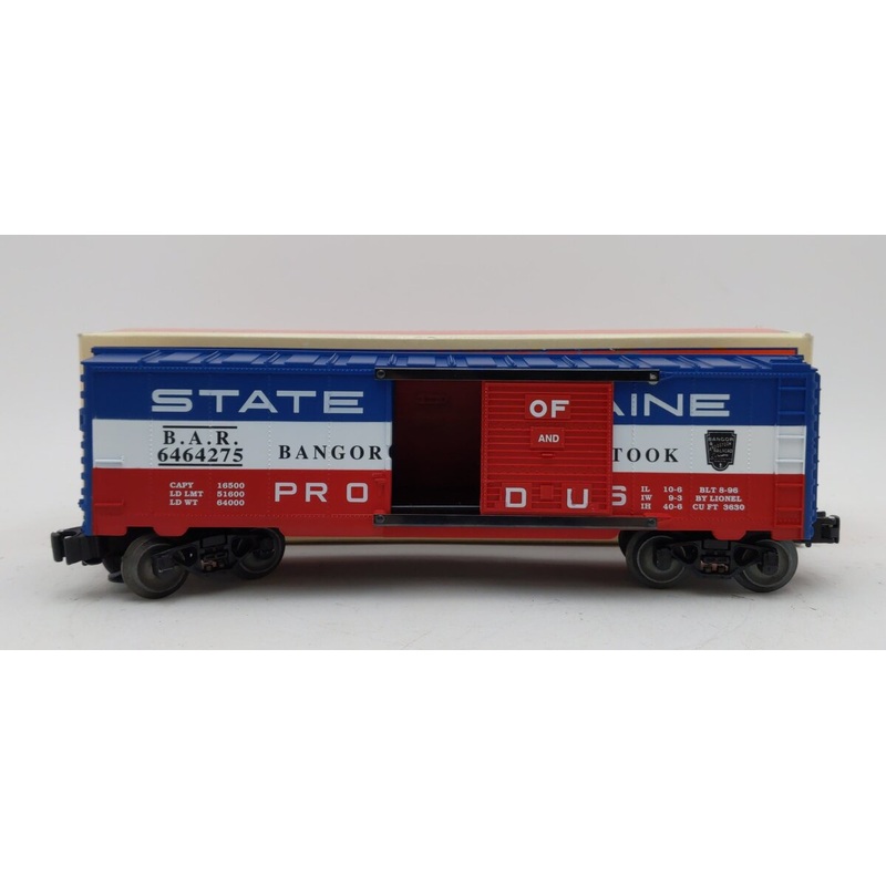 Lionel 6-19285 O Gauge Bangor & Aroostook State of Maine Boxcar #6464275 VG/Box