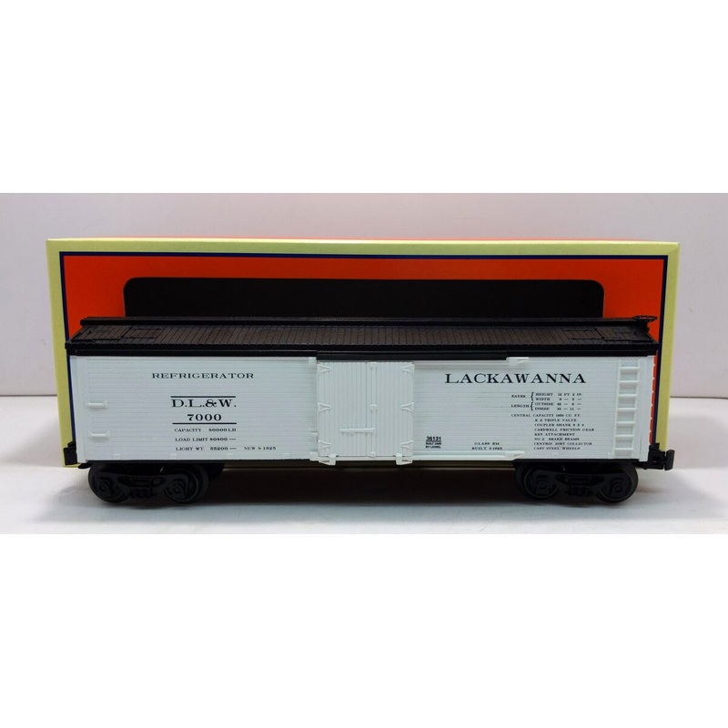 Lionel 6-36131 O Gauge Lackawanna Woodsided Reefer #7000 LN/Box