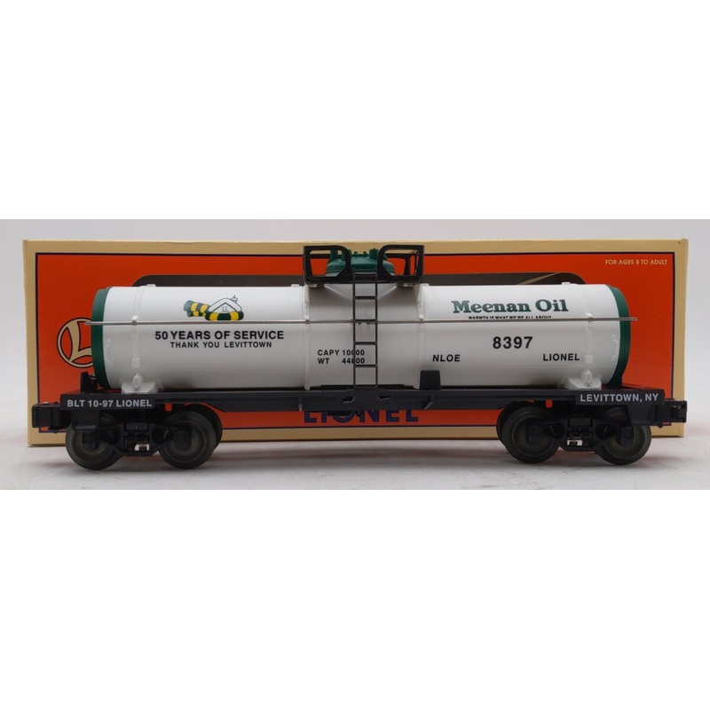 Lionel 6-52122 O Gauge NLOE Meenan Oil Single Dome Tank Car #8397 LN/Box