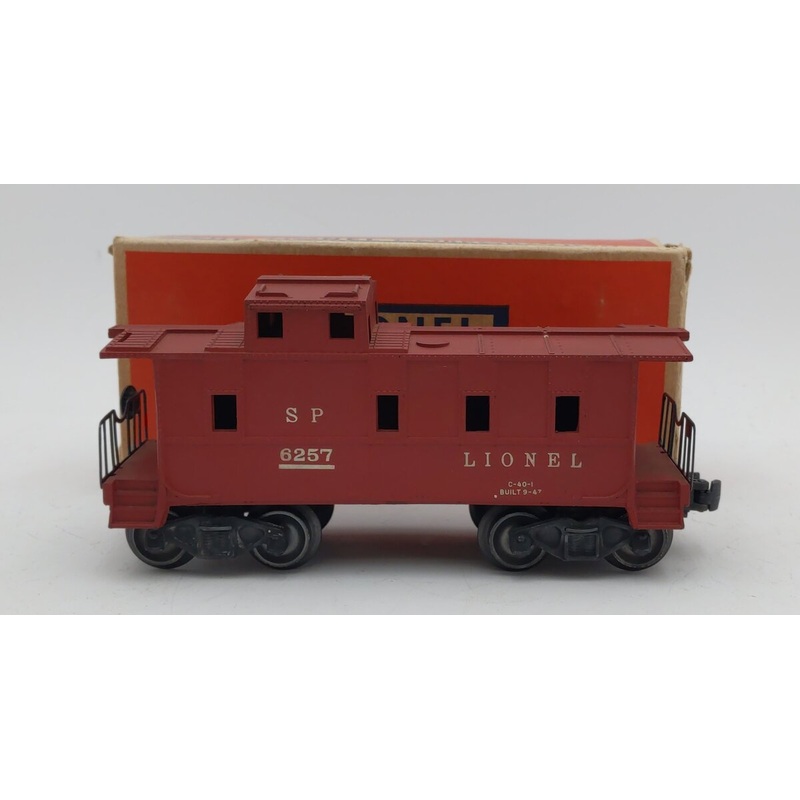 Lionel 6257 Vintage O Red Southern Pacific Style Caboose EX/Box