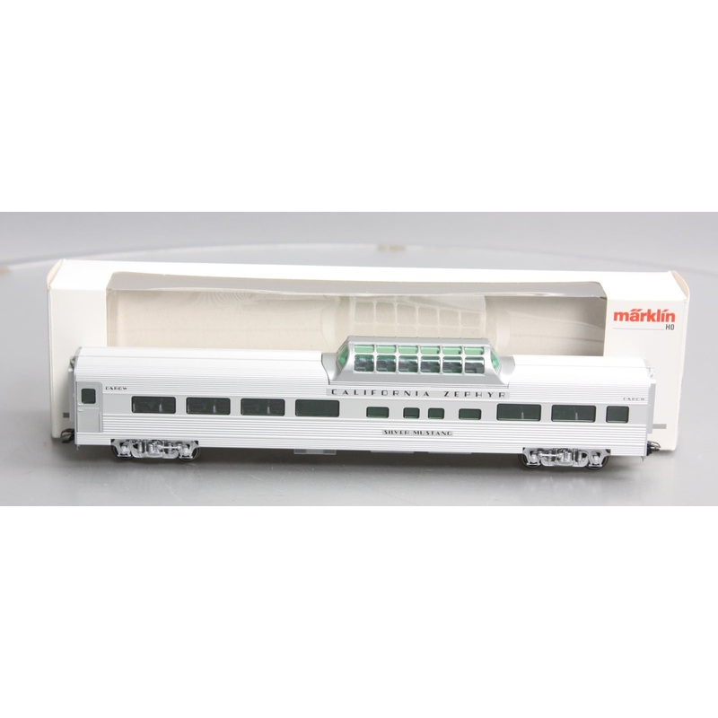 Marklin 43614 HO Scale California Zephyr Vista Dome Passenger Car NIB