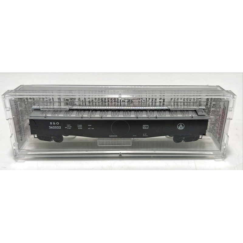 Micro-Trains 10600040 N B&O 50′ 14 Panel Steel Side Gondola w/Cover #362522 NIB