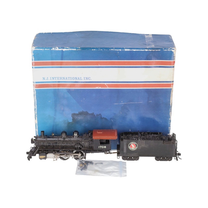 Custom NJ Brass 228 HO BRASS Great Northern Class K 4-4-2 Steam Loco/Tender – P EX/Box