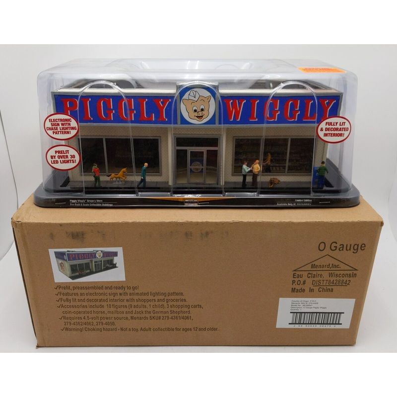 Menards 279-4426 O Scale Piggly Wiggly Supermarket MT/Box