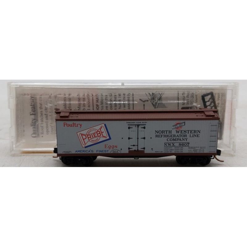 Micro-Trains 04900520 N North Western Refrigerator 40” Wood Reefer #8607 EX/Box