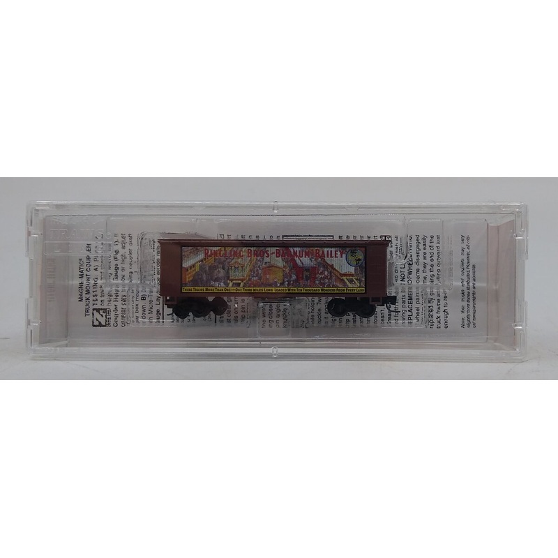 Micro-Trains 51500609 Z Ringling Bros 40′ Double Sheathed Wood Box Car #9 LN/Box
