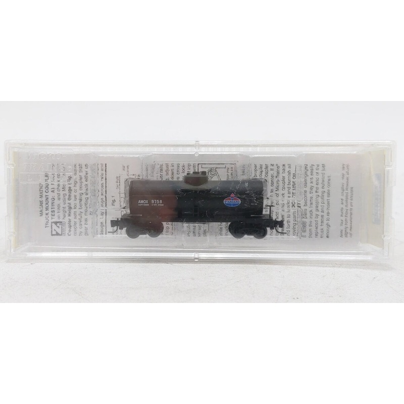 Micro-Trains 53000252 Z Scale AMOX Standard Oil 39′ Single Dome Tank Car #9758 LN/Box