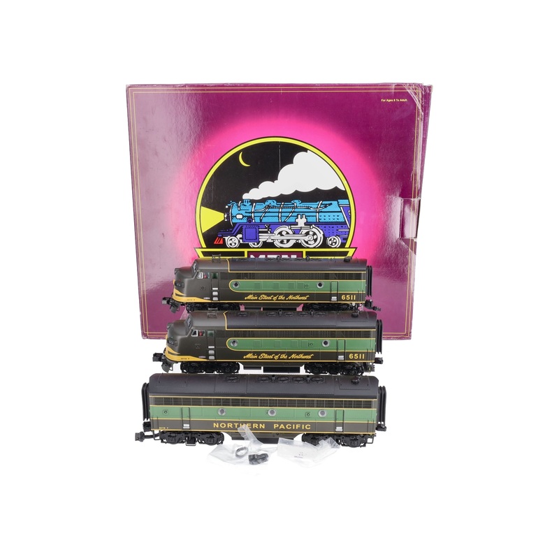 MTH 20-2551-1 O Gauge NP F-7 ABA Diesel Engine Set w/PS 2.0 #6511A/6511C/6511B LN/Box